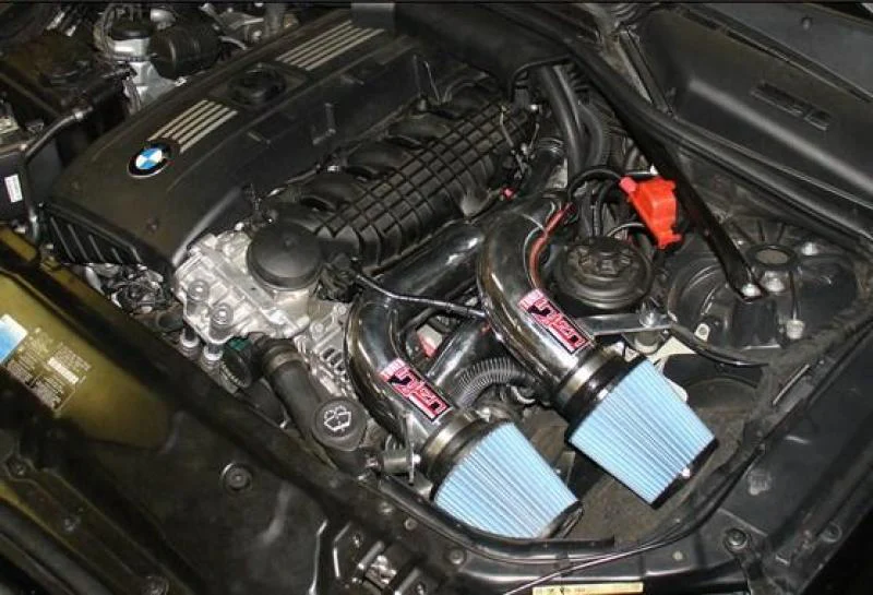 Injen 08-09 535i E60 3.0L L6 Twin intake & AMSOIL Filters Polished Short Ram Intake - Image 3