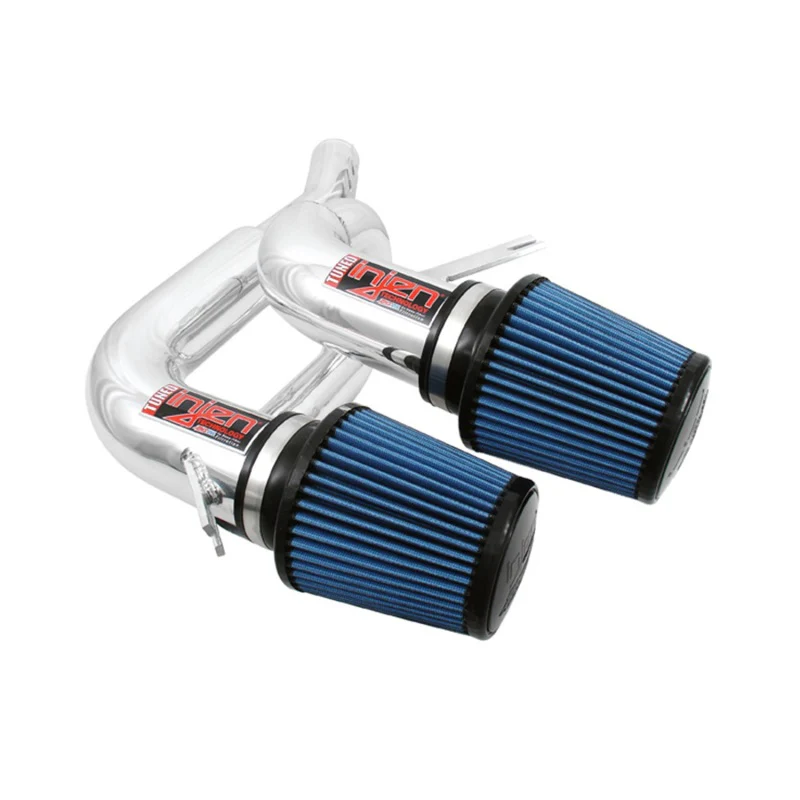 Injen 08-09 535i E60 3.0L L6 Twin intake & AMSOIL Filters Polished Short Ram Intake - Image 4