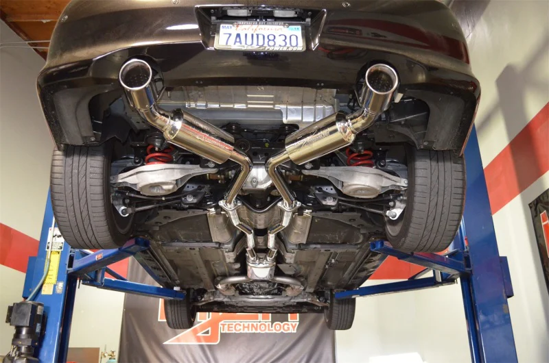 Injen 08-13 Infiniti G37 V6 3.7L RWD Coupe Only 76mm Stainless Steel Exhaust w/ Titanium Tips - Image 2