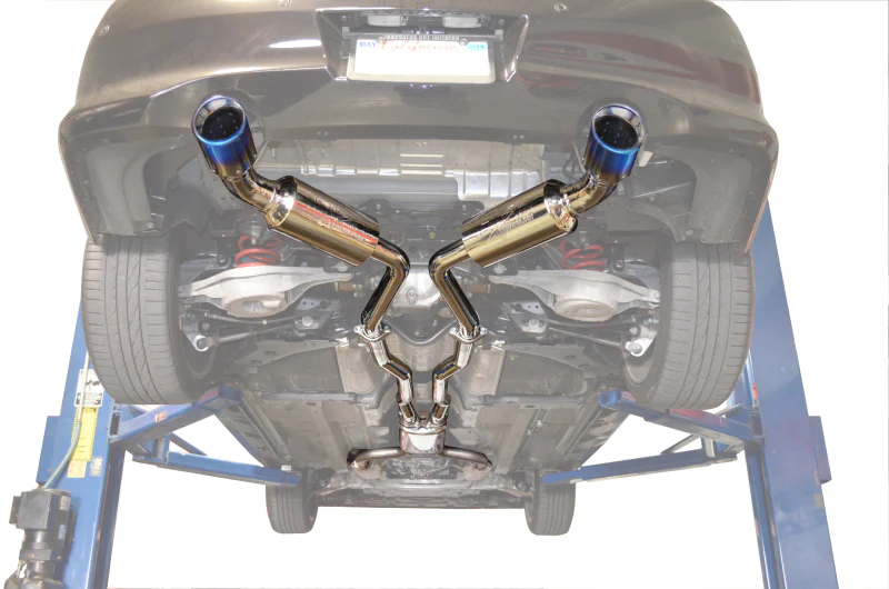 Injen 08-13 Infiniti G37 V6 3.7L RWD Coupe Only 76mm Stainless Steel Exhaust w/ Titanium Tips - Image 3
