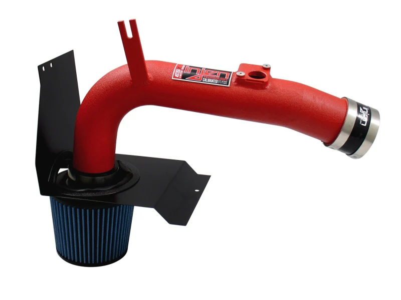 Injen 08-13 Subaru WRX/STi 2.5L (t) Wrinkle Red Cold Air Intake - Image 3