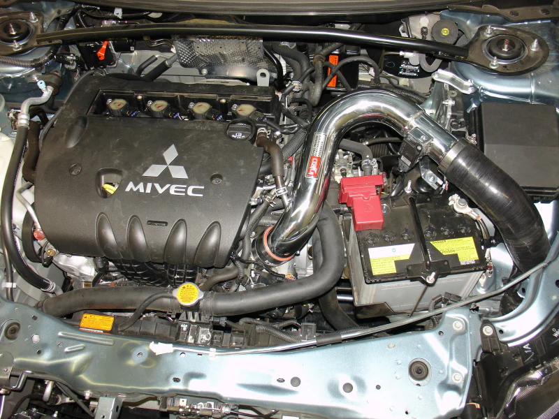 Injen 09-17 Mitsubishi Lancer GTS 2.4L 4 Cyl. Polished Cold Air Intake (Automatic) - Image 5