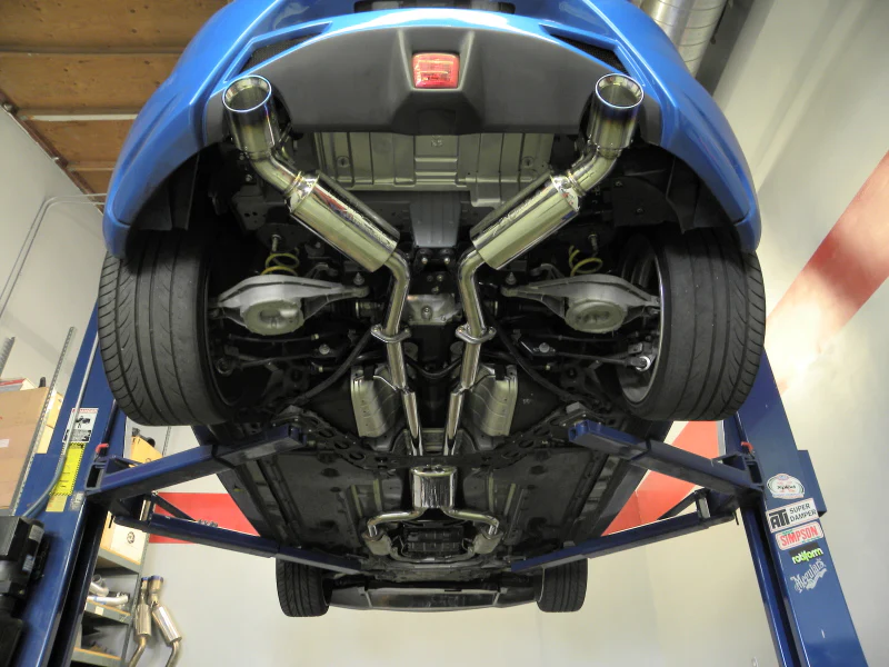 Injen 09-20 Nissan 370Z Dual 60mm SS Cat-Back Exhaust w/ Built In Resonated X-Pipe - Image 5