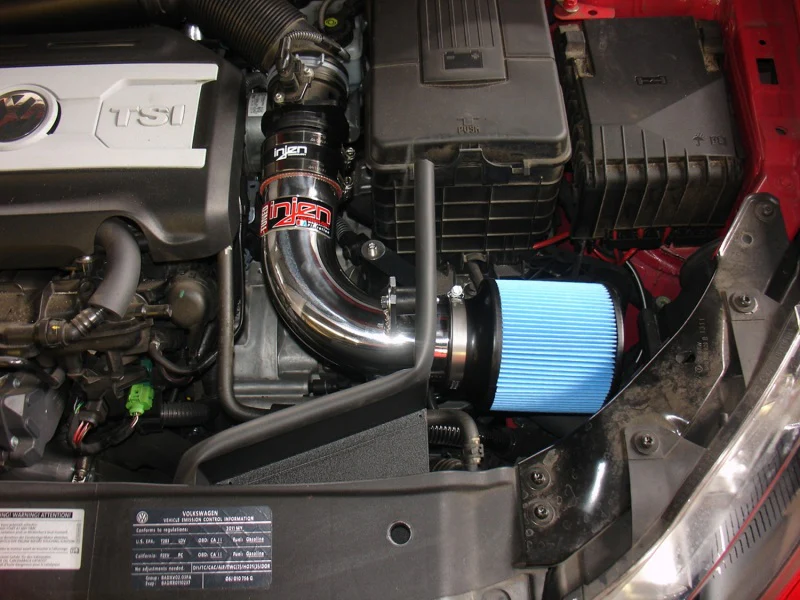 Injen 10-12 VW MK6 GTI 2.0L TSI Polished Short Ram Intake w/ Heat Shield - Image 6