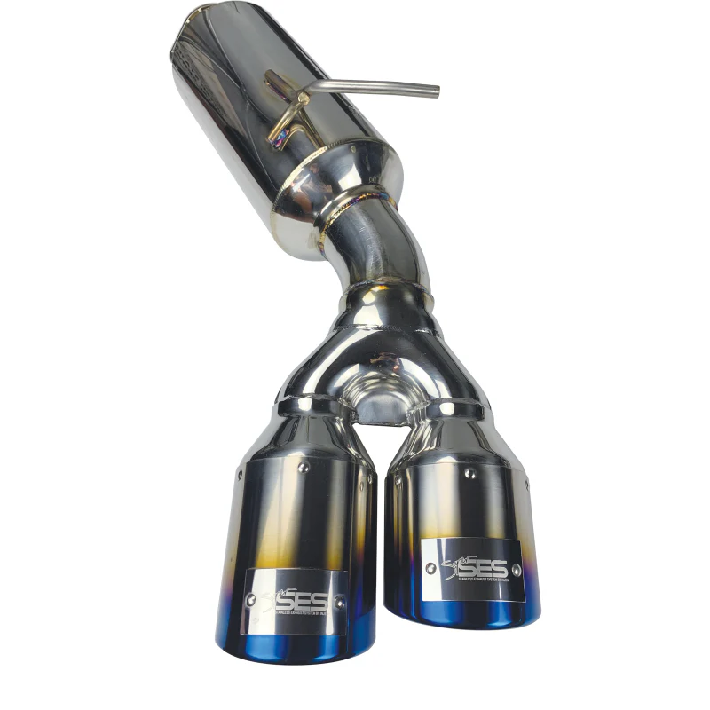 Injen 10-13 Hyundai Genesis Coupe 2.0L(t) 4cyl SS Exhaust w/ 76mm Y-Pipe Resonator/Molded SS Flanges - Image 9