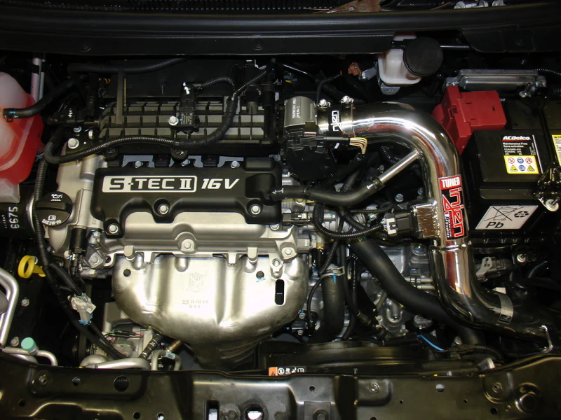Injen 11-15 Chevrolet Spark 1.2L 4cyl Black Cold Air Intake w/ MR Tech & Super Nano-Web Dry - Image 3