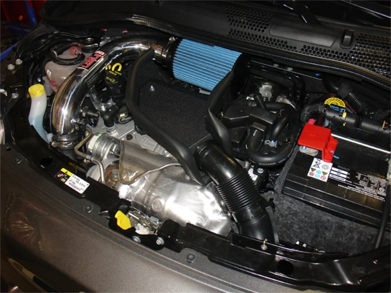 Injen 12-13 Fiat 500 Abarth 1.4L(t) Polished Short Ram Intake w/ MR Tech & Heat Shield - Image 7