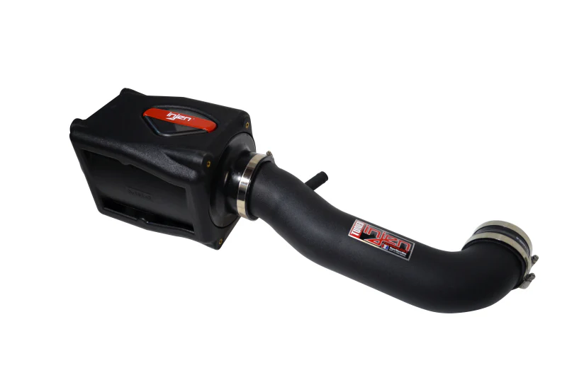 Injen 12-13 Jeep Wrangler JK 3.6L V6 Wrinkle Black Short Ram Intake w/ Power Flow Box - Image 2