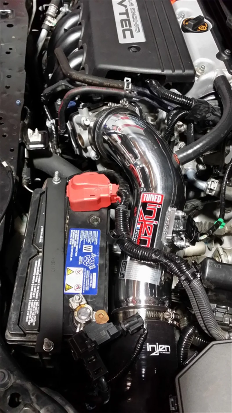 Injen 12-15 Honda Civic Si 9th Gen/13-15 Acura ILX 2.4L 4Cyl Polished True Cold Air Intake w/MR Tech - Image 3