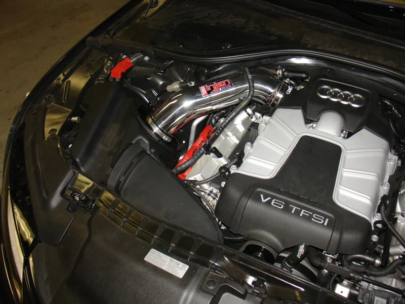 Injen 12-18 Audi A7 3.0L Supercharged Polished Short Ram Intake w/ MRI Tech & Air Horn - Image 7