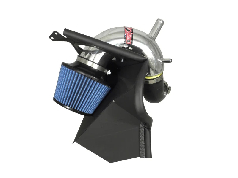 Injen 13-14 Hyundai Genesis Coupe 2.0L 4cyl Turbo GDI Polished Short Ram Intake w/ Heat Shield - Image 4