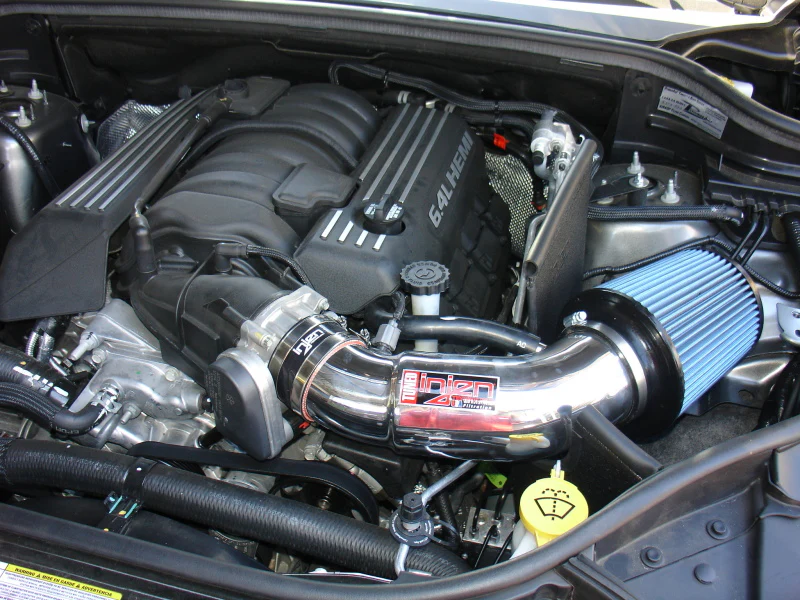 Injen 13 Jeep Grand Cherokee SRT-8 6.4L V8 Polished Short Ram Intake w/ Heat Shield - Image 5