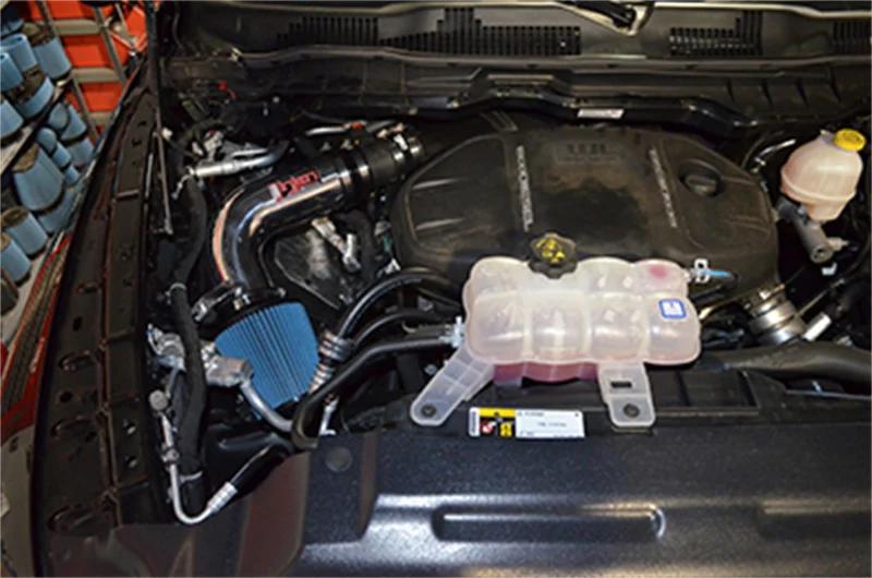 Injen 14-18 Dodge Ram 3.0L V6 Polished Power-Flow Short Ram Intake - Image 3