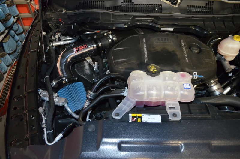 Injen 14-18 Dodge Ram 3.0L V6 Polished Power-Flow Short Ram Intake - Image 4