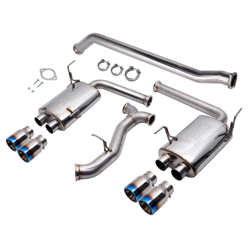 Injen 15-20 Subaru STI Cat Back Exhaust w/ Quad Titanium Tips - Image 4