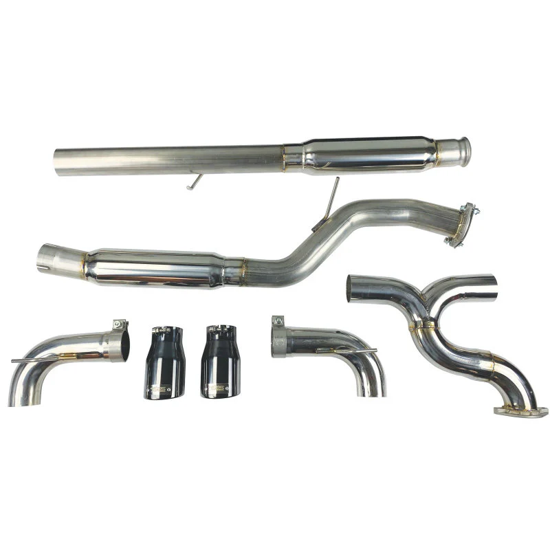 Injen 16-18 Ford Focus RS 3in Cat-Back Stainless Steel Exhaust w/ 4in Black Chrome Tips - Image 11