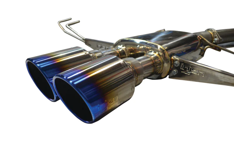 Injen 17-19 Honda Civic Type-R 3in SS Cat-Back Exhaust w/ Dual Burnt Titanium Tips - Image 5