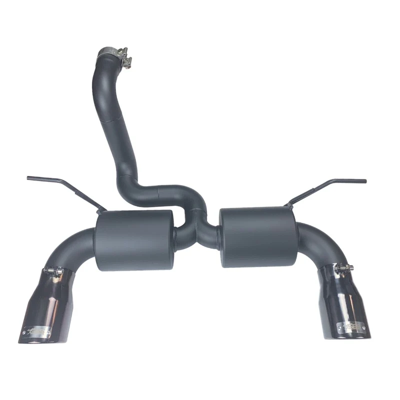 Injen 18-20 Jeep Wrangler JL L4-2.0L Turbo / V6-3.6L SS Axle-back Exhaust - Black - Image 2