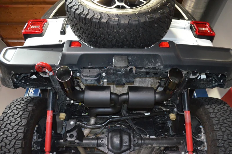Injen 18-20 Jeep Wrangler JL L4-2.0L Turbo / V6-3.6L SS Axle-back Exhaust - Black - Image 3