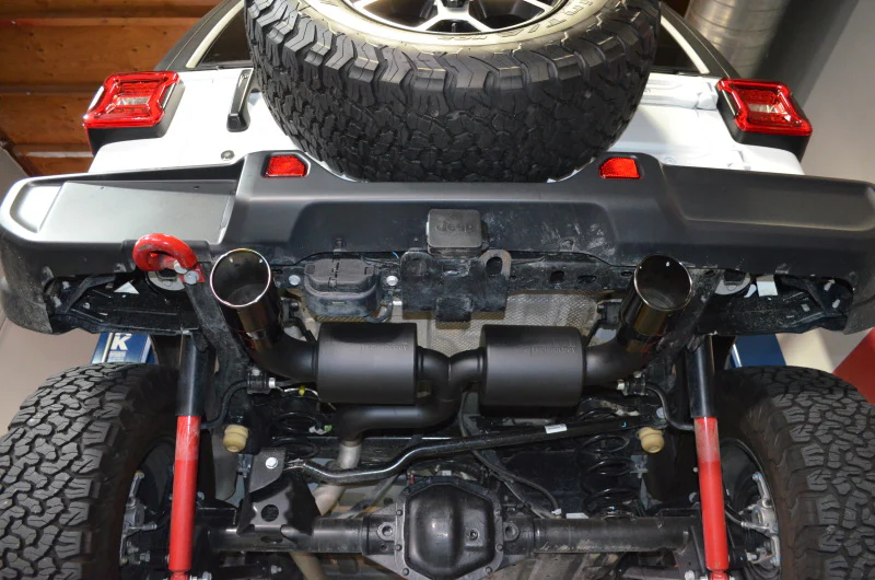 Injen 18-20 Jeep Wrangler JL L4-2.0L Turbo / V6-3.6L SS Axle-back Exhaust - Black - Image 4