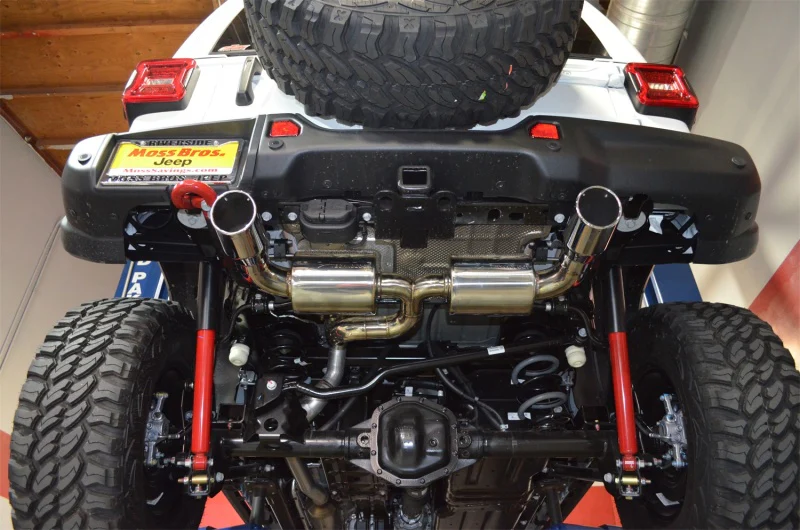 Injen 18-20 Jeep Wrangler JL L4-2.0L Turbo / V6-3.6L SS Axle-back Exhaust - Polished - Image 4