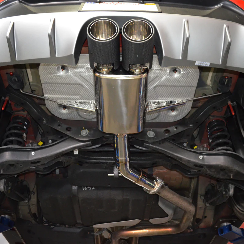 Injen 19-21 Hyundai Veloster L4 1.6L Turbo Performance Stainless Steel Axle Back Exhaust System - Image 2