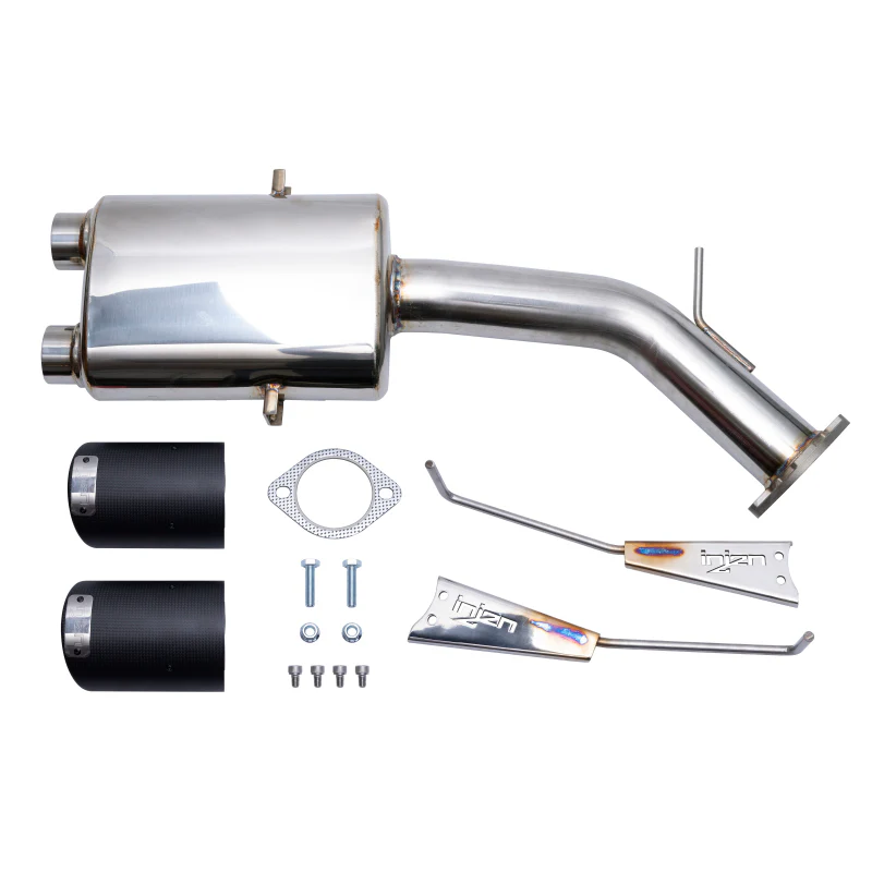 Injen 19-21 Hyundai Veloster L4 1.6L Turbo Performance Stainless Steel Axle Back Exhaust System - Image 4