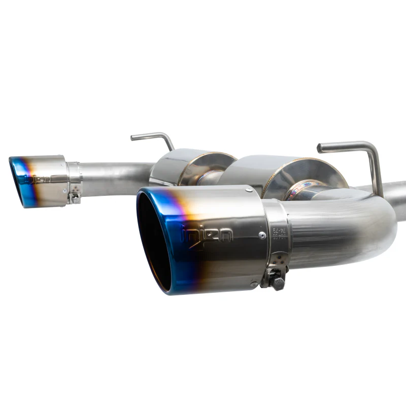 Injen 19-22 Hyundai Veloster N L4 2.0L Turbo Performance SS Axle Back Exhaust System - Burnt Ti Tips - Image 3