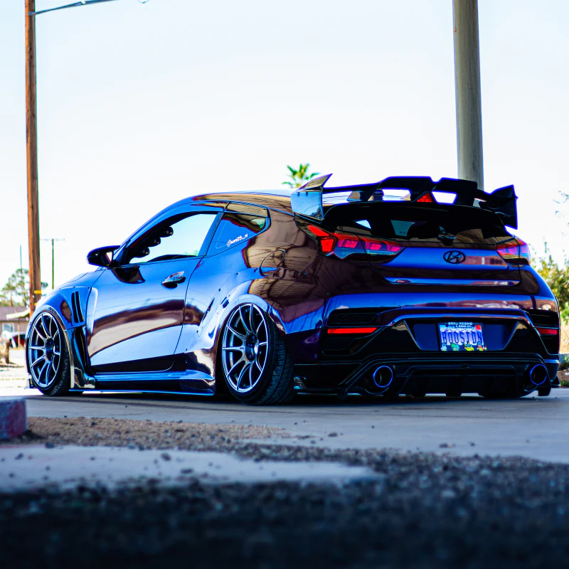 Injen 19-22 Hyundai Veloster N L4 2.0L Turbo Performance SS Axle Back Exhaust System - Burnt Ti Tips - Image 5