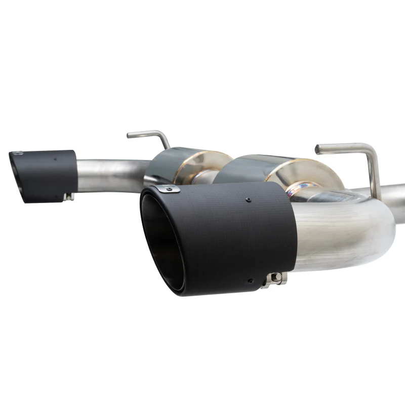 Injen 19-22 Hyundai Veloster N L4 2.0L Turbo Performance SS Axle Back Exhaust System - Carbon Tips - Image 3
