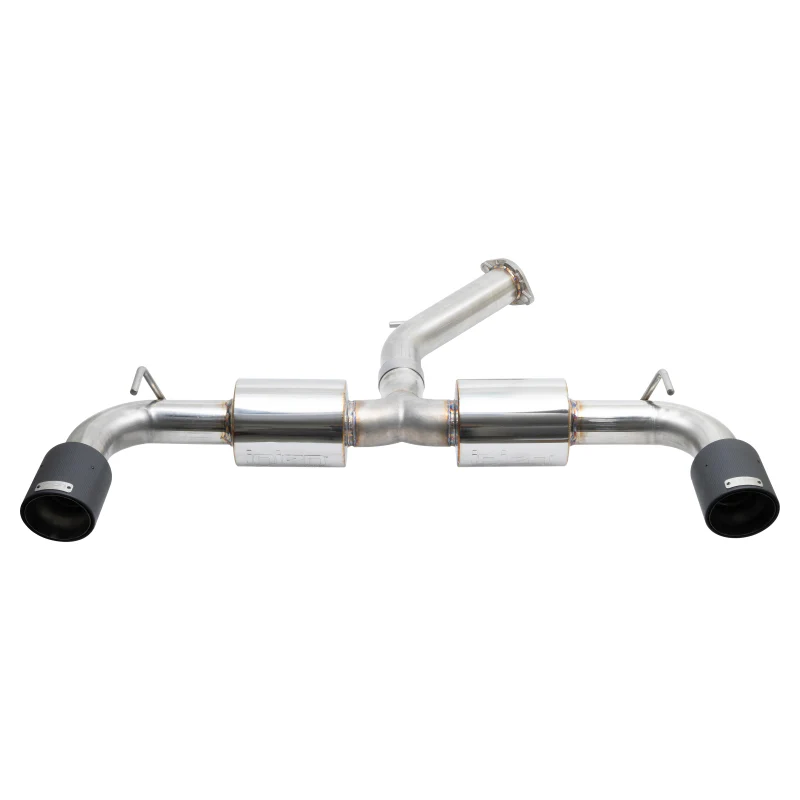 Injen 19-22 Hyundai Veloster N L4 2.0L Turbo Performance SS Axle Back Exhaust System - Carbon Tips - Image 4