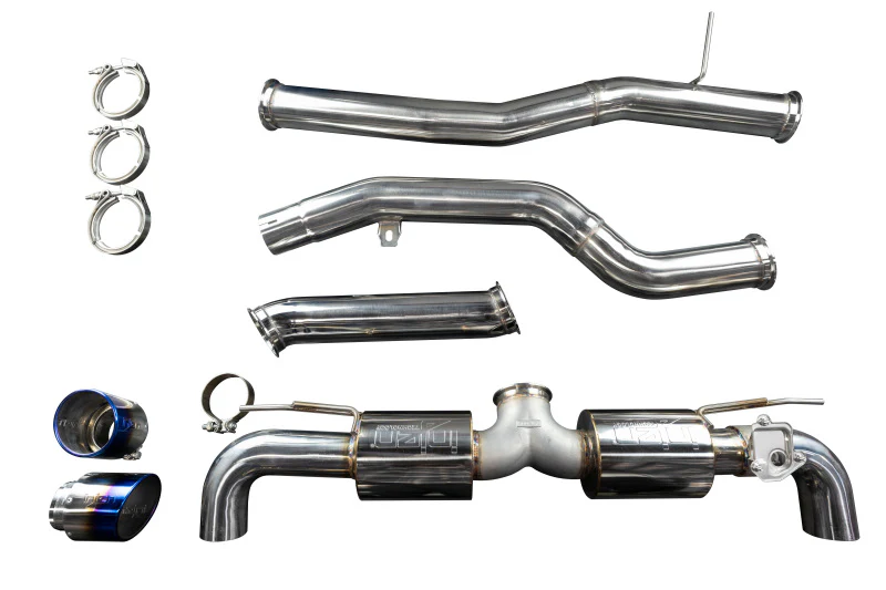 Injen 20-21 Toyota Supra 3.0L Turbo 6cyl SS Cat-Back Exhaust w/ Burnt Tips - Image 7