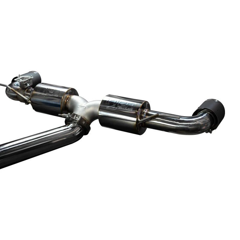 Injen 20-21 Toyota Supra 3.0L Turbo 6cyl SS Cat-Back Exhaust w/ Carbon Fiber Tips - Image 6