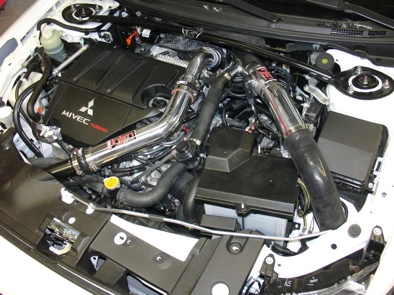Injen 2009 Lancer Ralliart 2.0L Turbo 4 Cyl. (will not fit vehicles with fog lights) Black Cold Air - Image 5