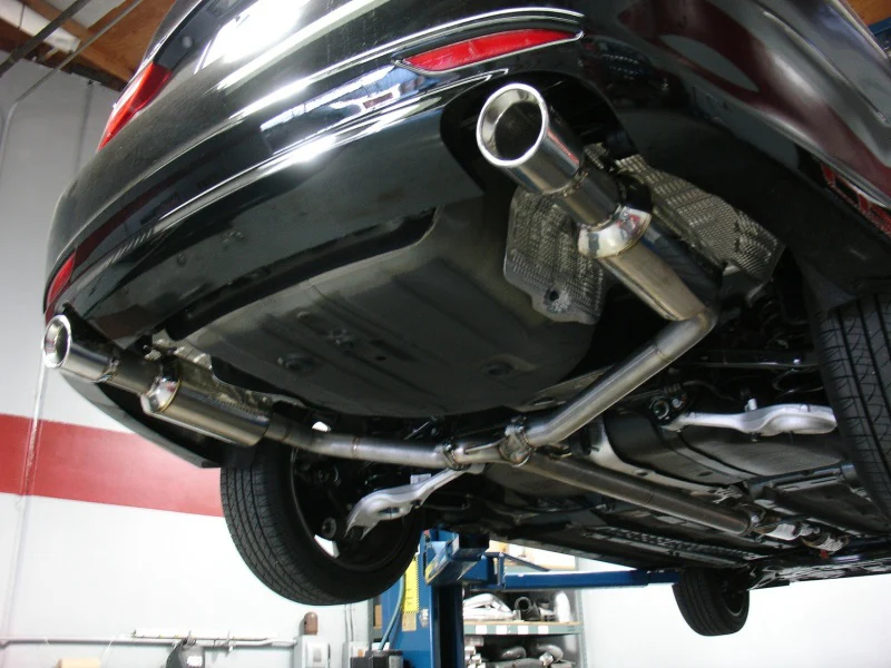 Injen 2011-14 Hyundai Sonata/Kia Optima 2.0L - 3inch Cat Back w/ Dual 60mm Mufflers - Image 5