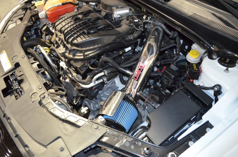 Injen 2012 Chrysler 200S 3.6L V6 Pentastar Polished Short Ram Cold Air Intake with Heat Shield - Image 4