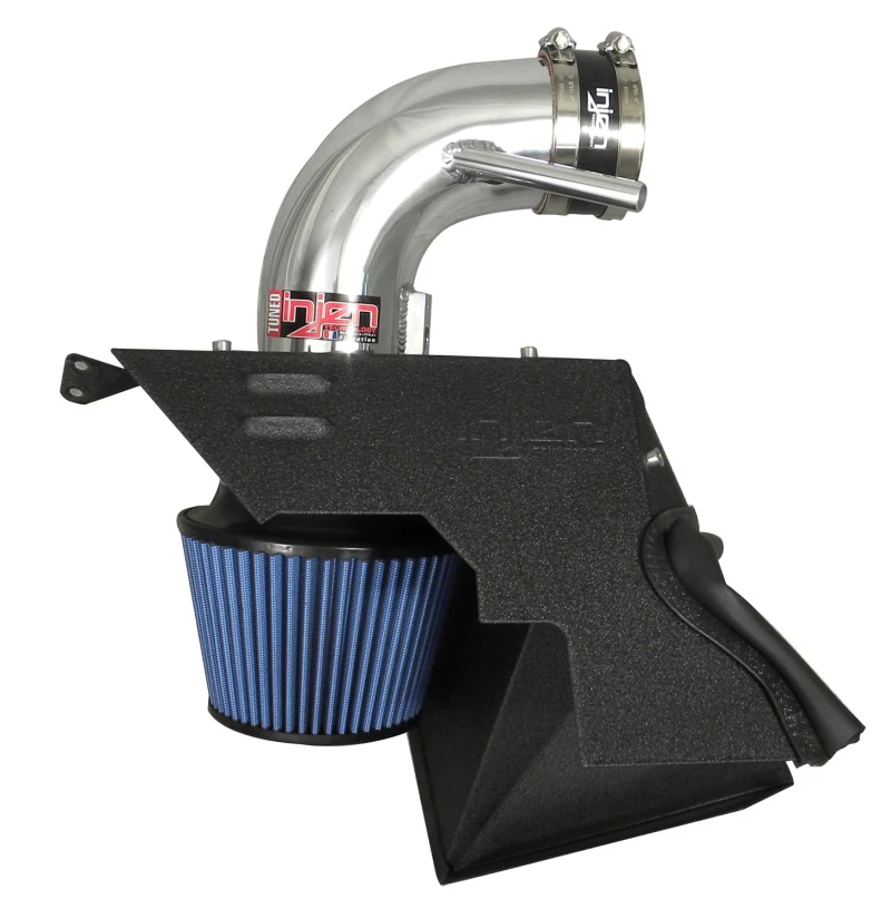 Injen 2013+ Hyundai Genesis Coupe (3.8L ONLY) V6 Polished Short Ram Intake w/ Heat Shield & Cover - Image 2