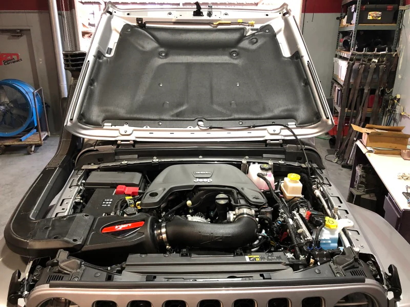 Injen 2018 Jeep Wrangler 3.6L Evolution Air Intake w/Oiled Filter - Image 5
