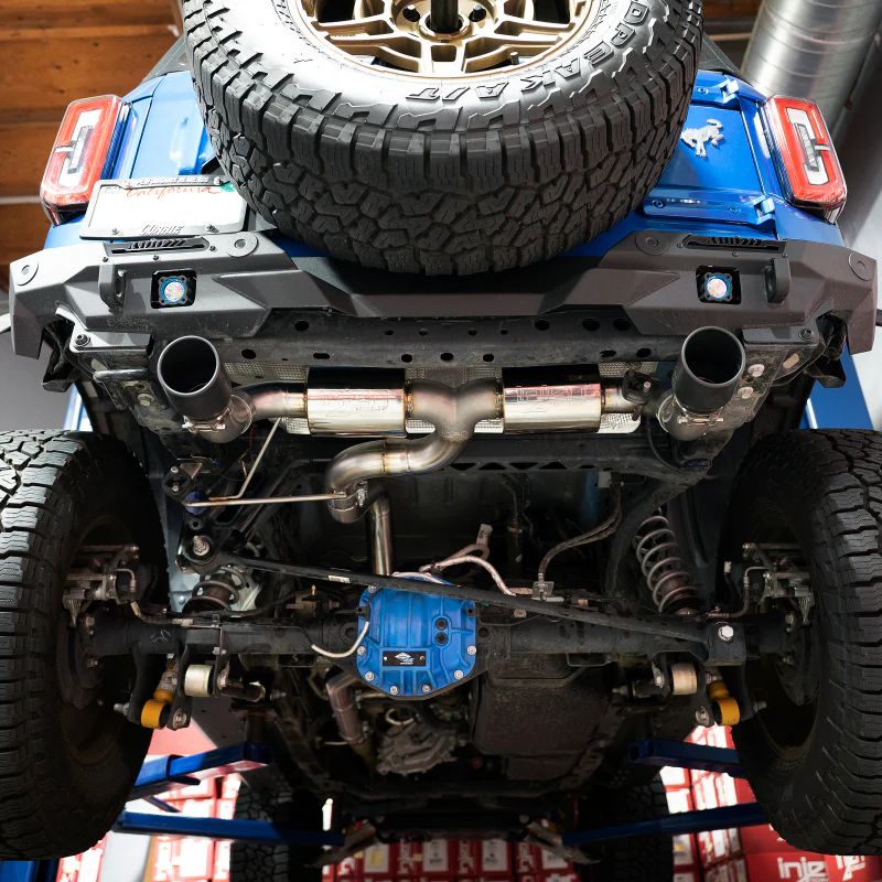 Injen 21-22 Ford Bronco L4-2.3L Turbo/V6-2.7L Twin Turbo SS Cat-Back Exhaust - Image 2