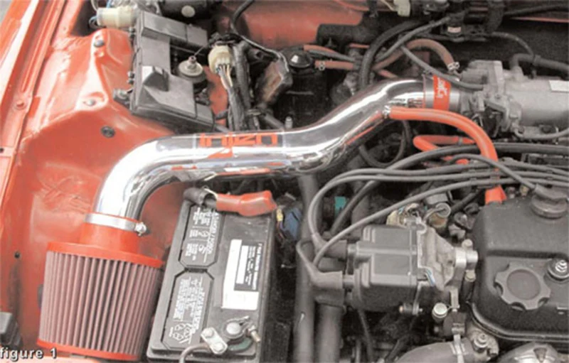 Injen 88-91 Civic Ex Si CRX Si Polished Short Ram Intake - Image 5