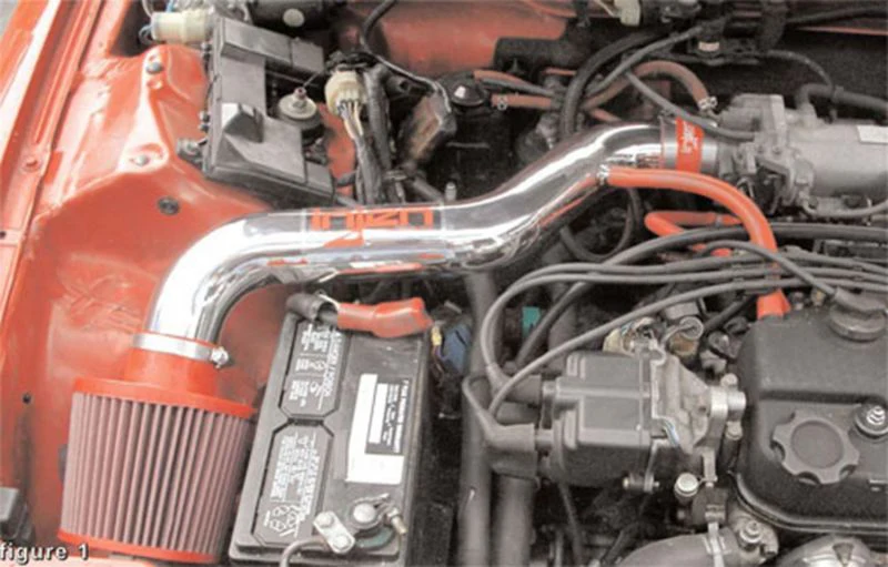 Injen 88-91 Civic Ex Si CRX Si Polished Short Ram Intake - Image 6