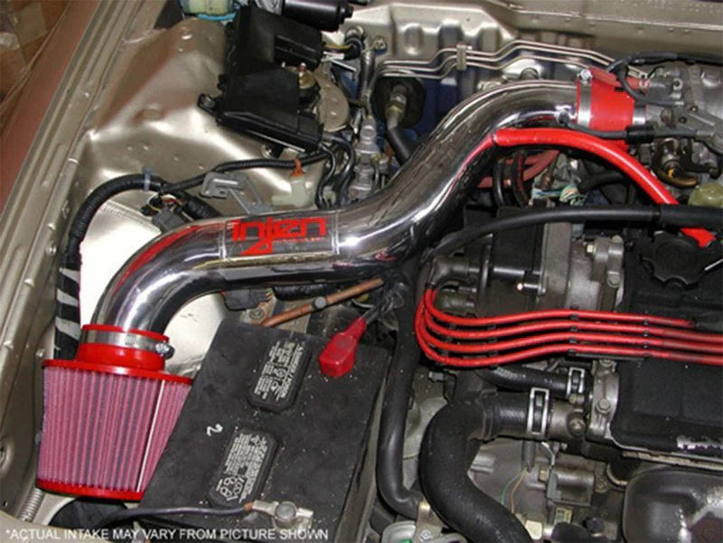 Injen 90-93 Acura Integra L4 1.8L Black IS Short Ram Cold Air Intake - Image 4