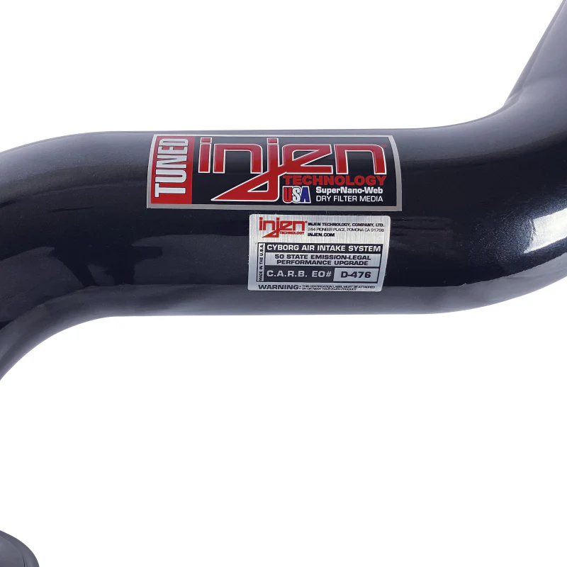 Injen 90-93 Acura Integra L4 1.8L Black IS Short Ram Cold Air Intake - Image 7