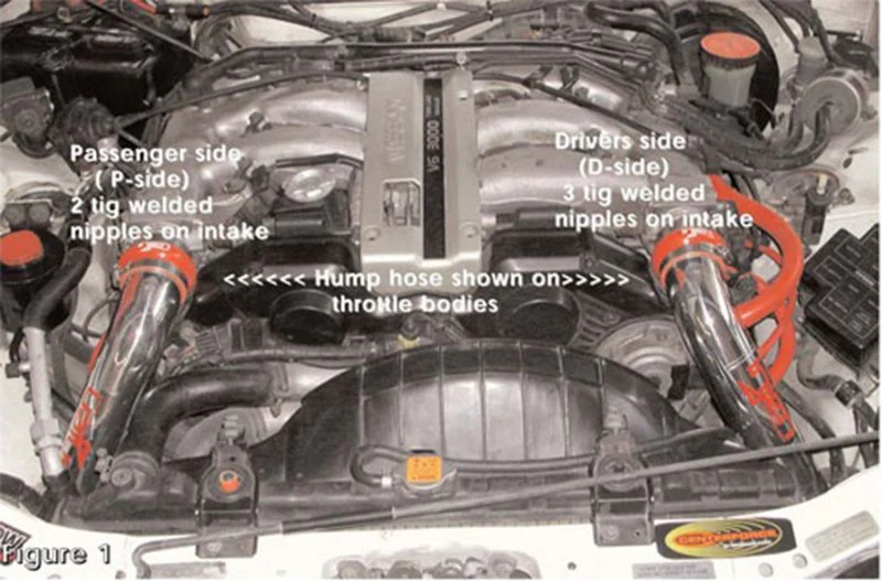 Injen 90-96 Pipe Only Intake System 300Z Non Turbo Polished Short Ram Intake - Image 6