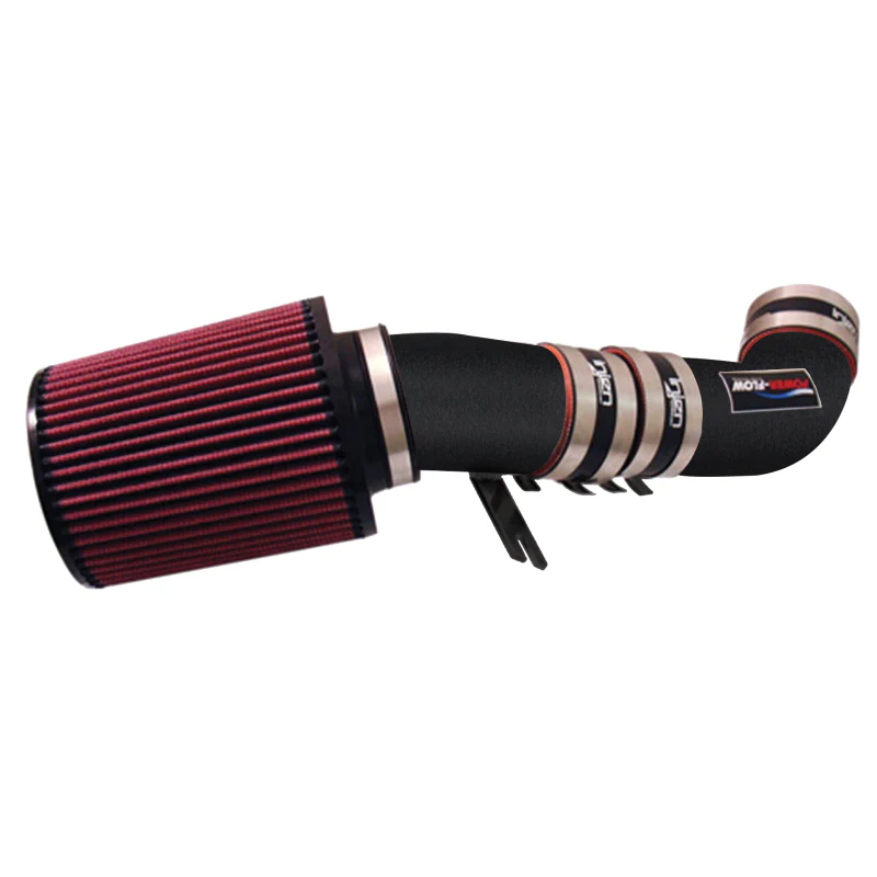 Injen 94-04 S10 Sonoma Jimmy Blazer 4.3L V6 Wrinkle Black Power-Flow Air Intake System - Image 2