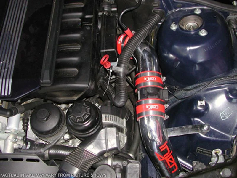 Injen 99-00 BMW 323 E46 2.5L/328 E46 2.8L / 01 325 2.5L Black Cold Air Intake **SPECIAL ORDER** - Image 4
