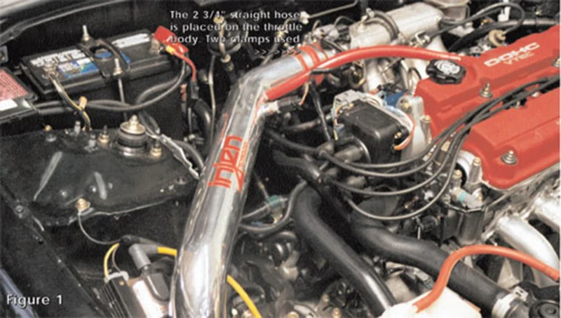 Injen 99-00 Honda Civic Si Black Cold Air Intake - Image 6