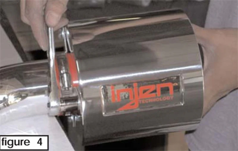 Injen Aluminum Air Filter Heat Shield Universal Fits 2.50 2.75 3.00 Polished - Image 5