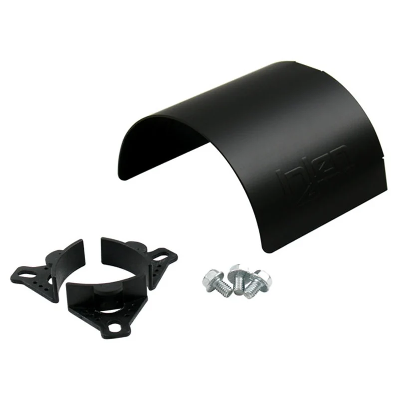 Injen Aluminum Air Filter Heat Shield Universal Fits 3.50 Black - Image 3