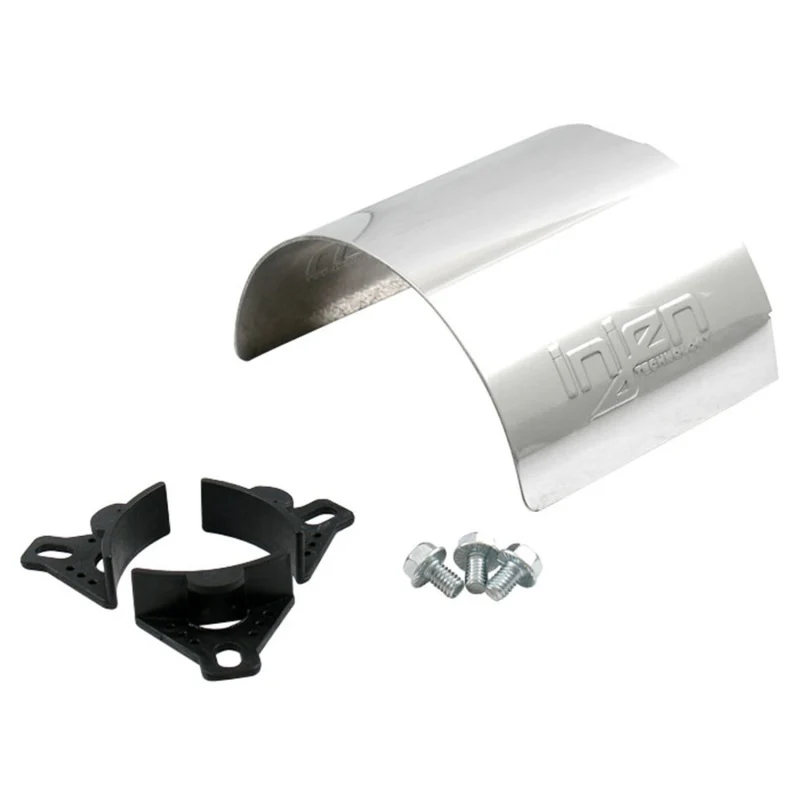 Injen Aluminum Air Filter Heat Shield Universal Fits 3.50 Polished - Image 4